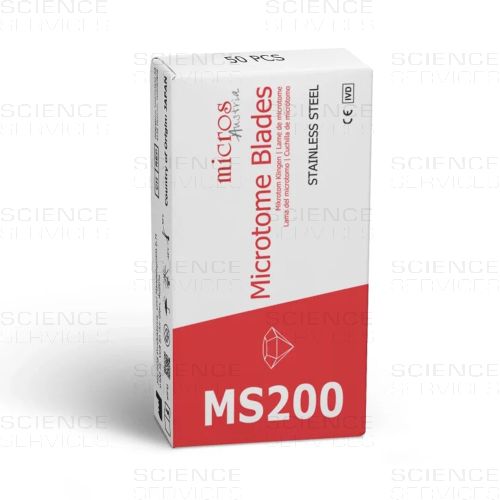 MS200 - MICROS Disposable Microtome Universial Blades, Low Profile, 50 pieces